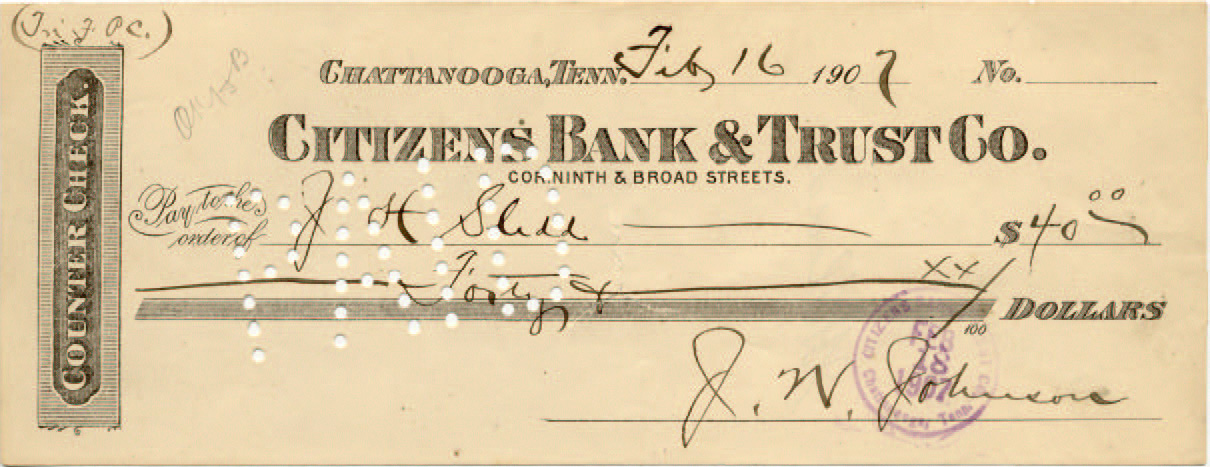 Citizens Bank & Trust Co 2-16-1907